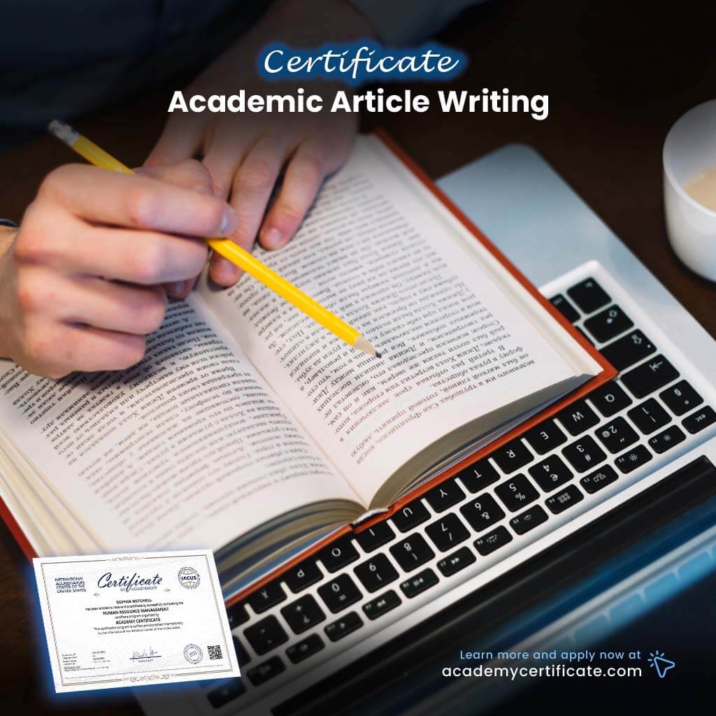 Academic Article Writing Certificate