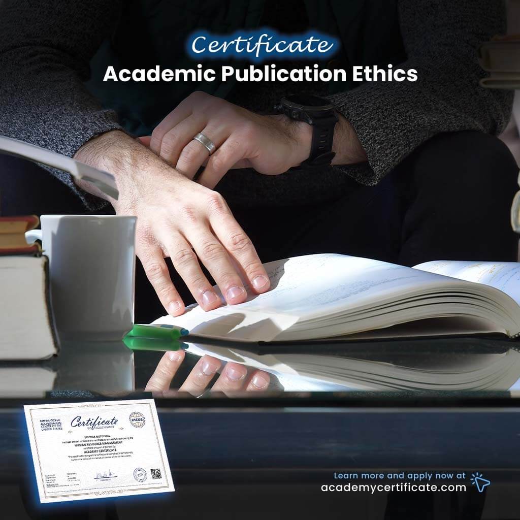 Academic Publication Ethics Certificate