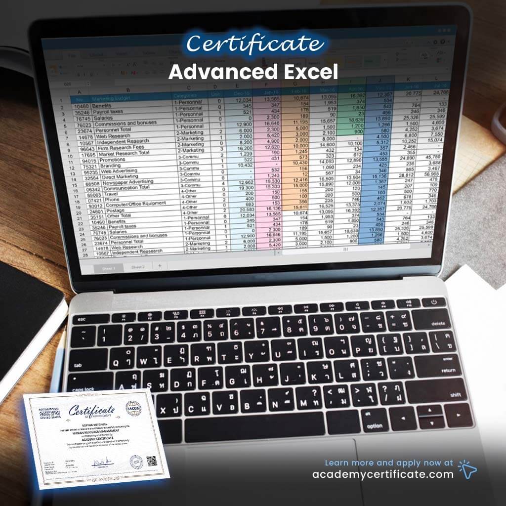 Advanced Excel Certificate