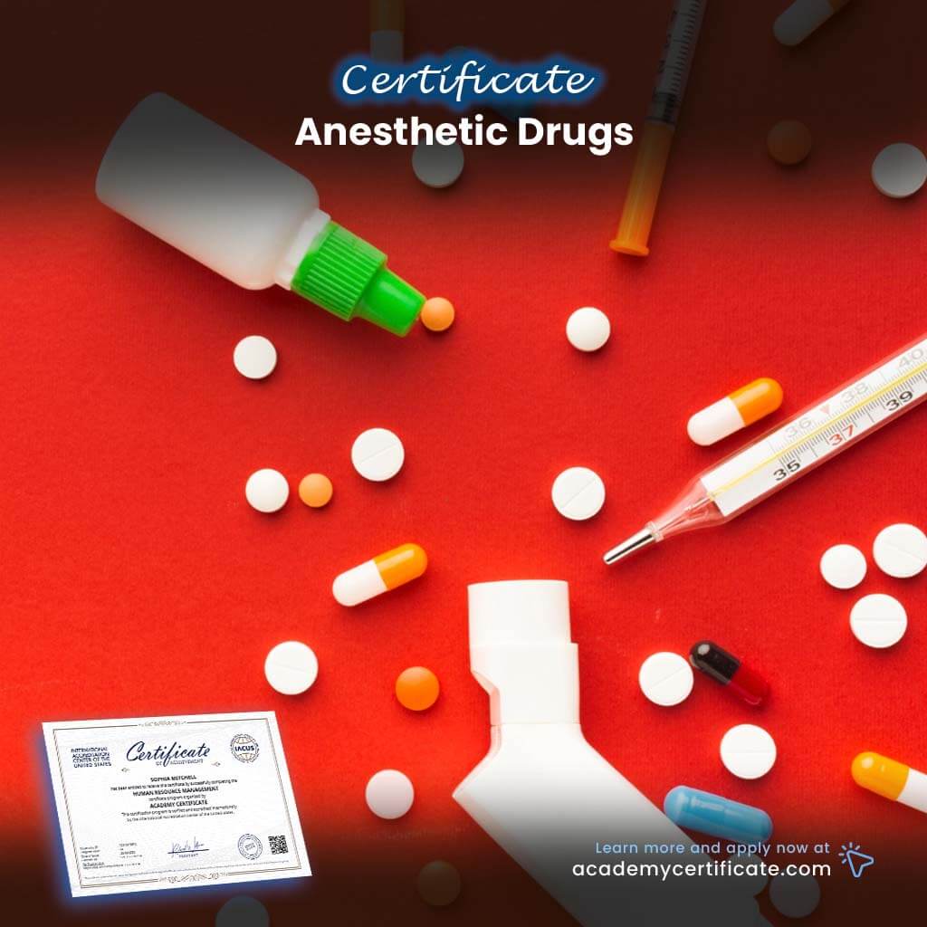 Anesthetic Drugs Certificate