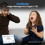 Anger Management (Ages 7-13) Certificate