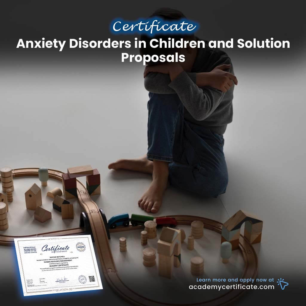 Anxiety Disorders in Children and Solution Proposals Certificate