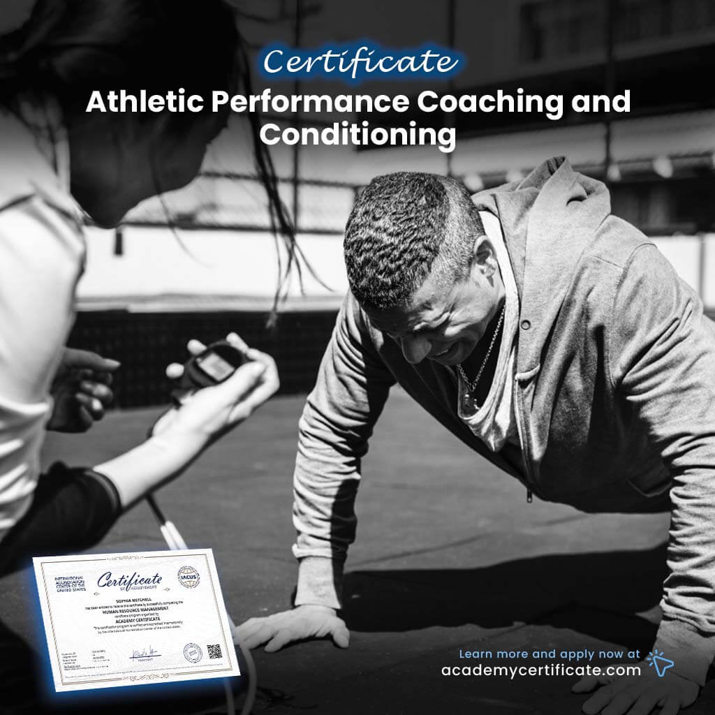 Athletic Performance Coaching and Conditioning Certificate