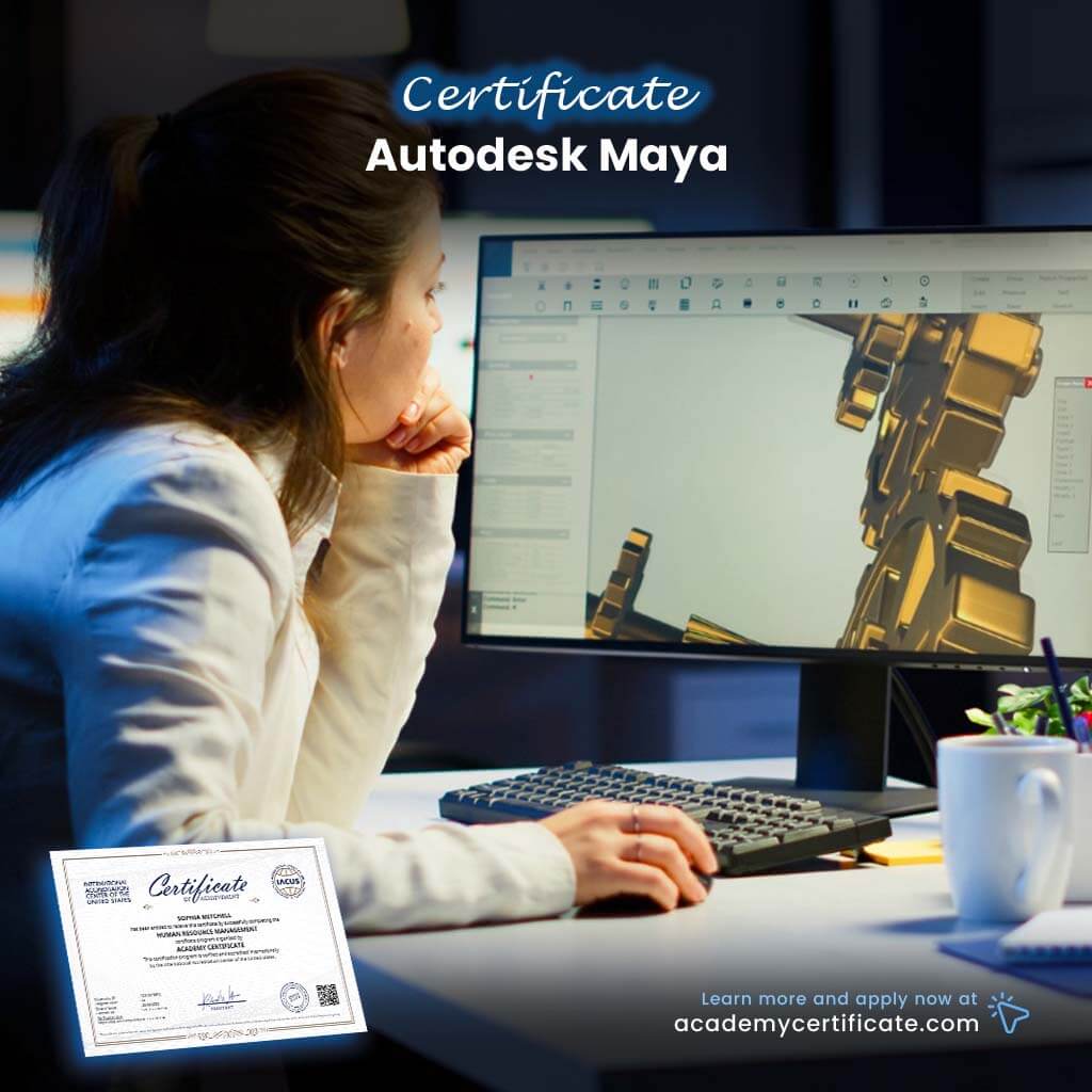 Certificado de Autodesk Maya