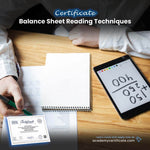 Balance Sheet Reading Techniques Certificate