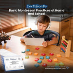 Basic Montessori Practices at Home and School Certificate