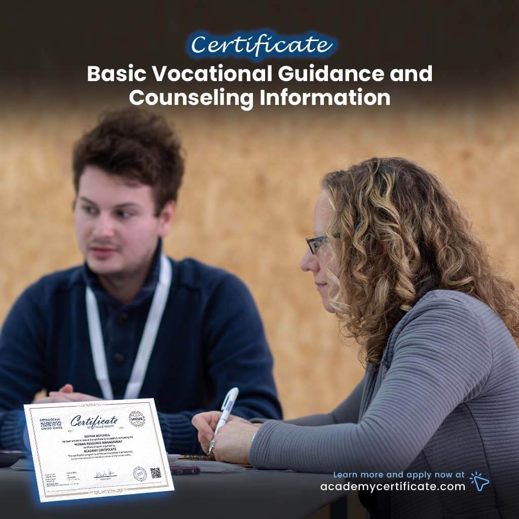 Basic Vocational Guidance and Counseling Information Certificate