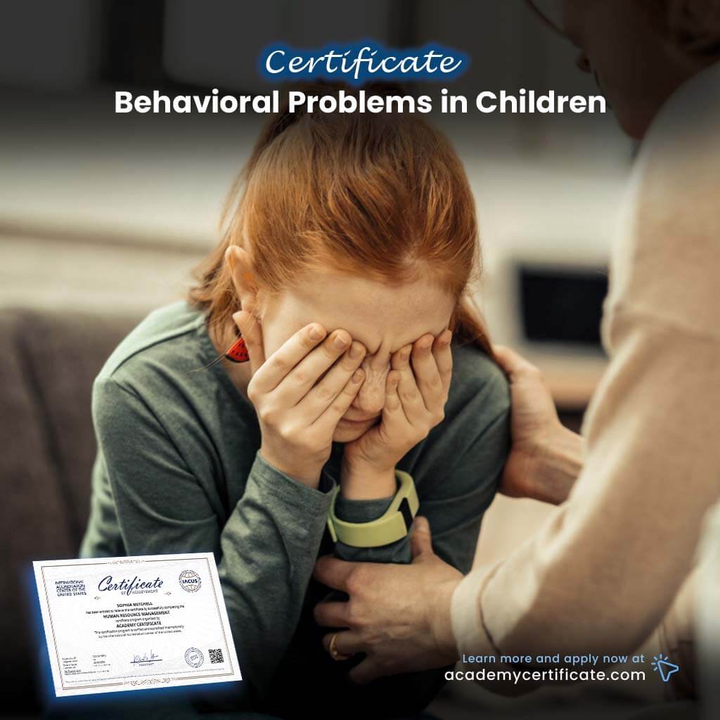 Behavioral Problems in Children Certificate