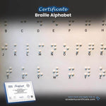 Braille Alphabet Certificate