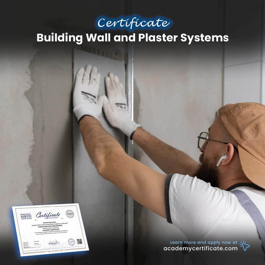 Building Wall and Plaster Systems Certificate