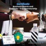Business Grants and Supports – Entrepreneurship Certificate