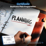 Business Plan Preparation Certificate