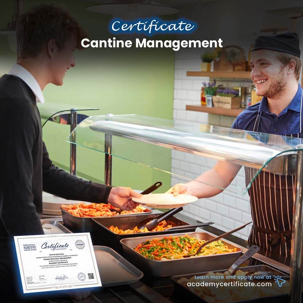 Cantine Management Certificate