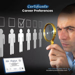 Career Preferences Certificate
