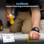 Carpet Cleaning and Maintenance Certificate