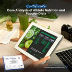 Case Analysis of Athlete Nutrition and Popular Diets Certificate