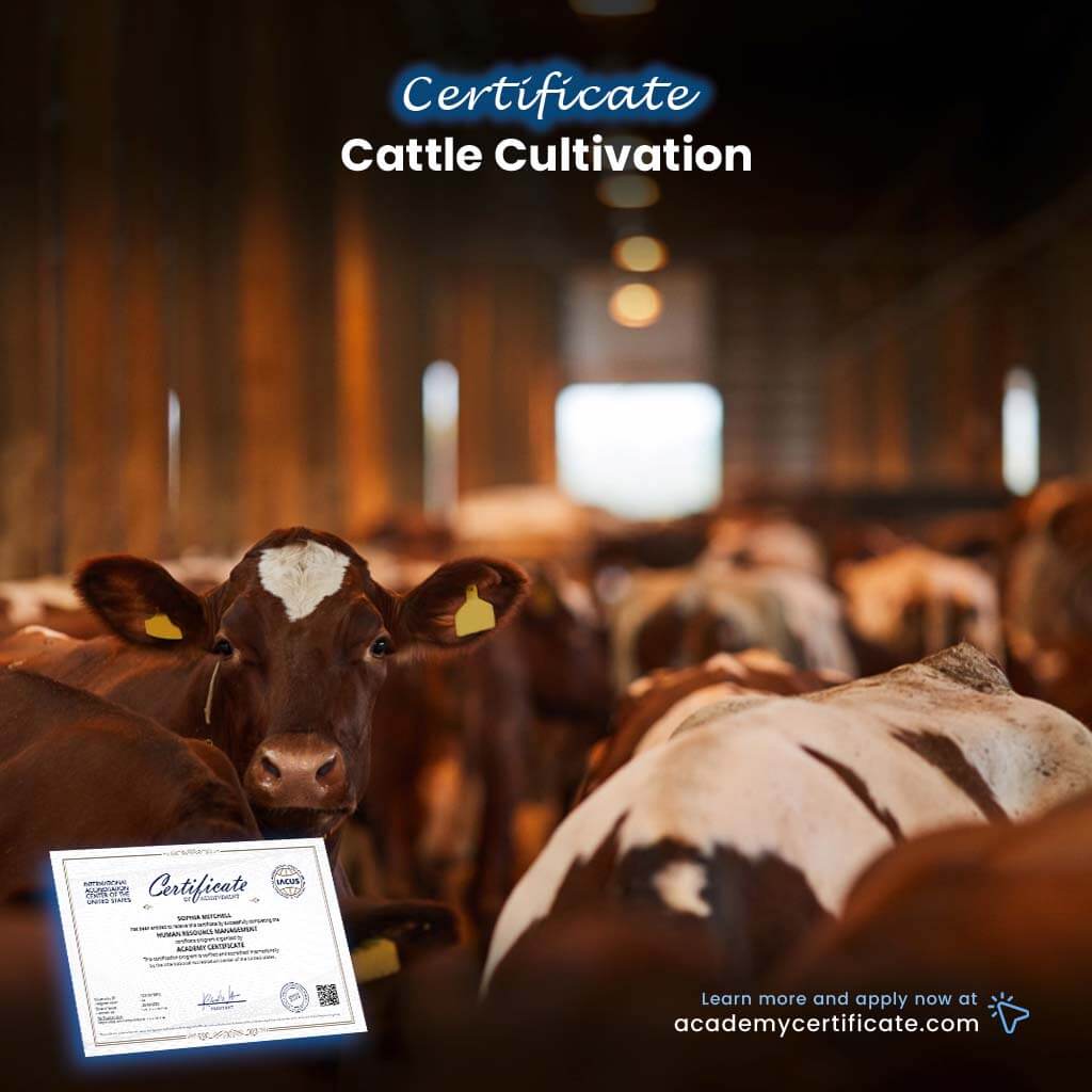 Cattle Cultivation Certificate