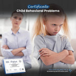 Child Behavioral Problems Certificate