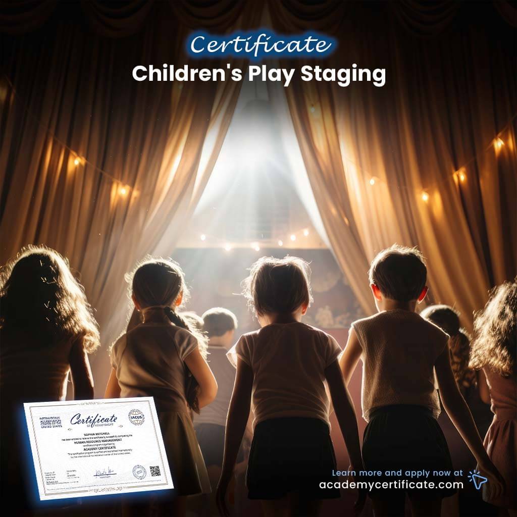 Children’s Play Staging Certificate