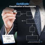 Classification of Businesses Certificate