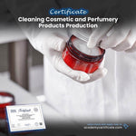 Cleaning Cosmetic and Perfumery Products Production Certificate