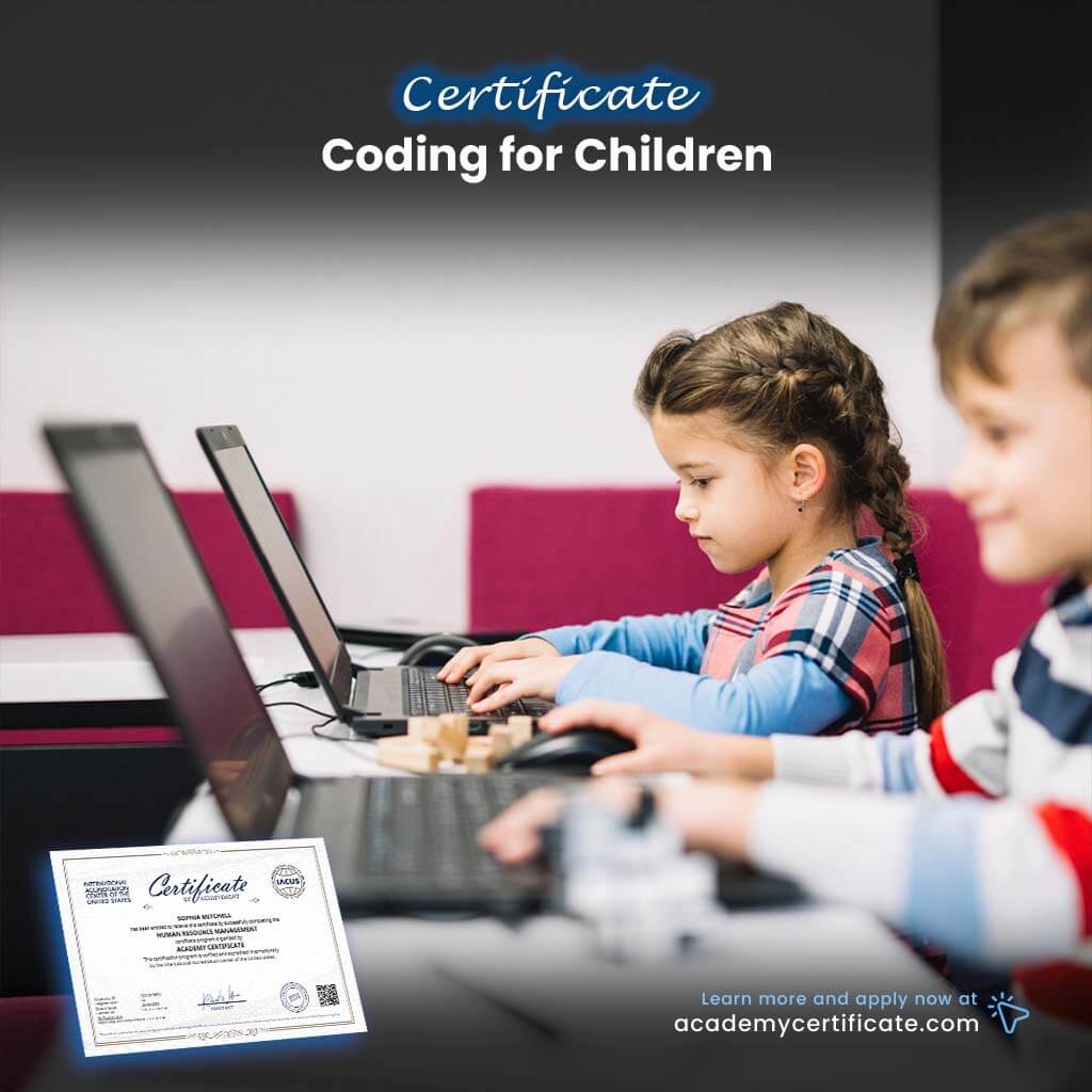 Certificado de codificación para niños