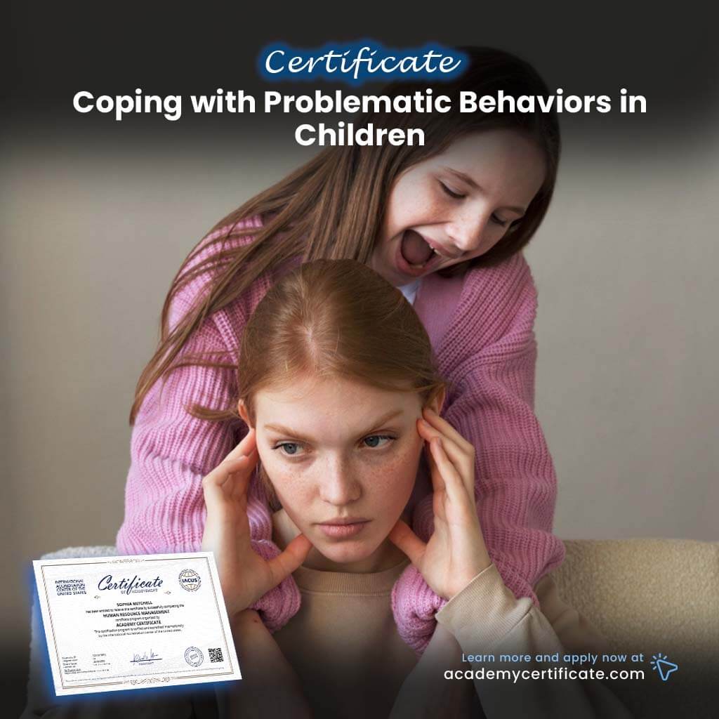 Coping with Problematic Behaviors in Children Certificate