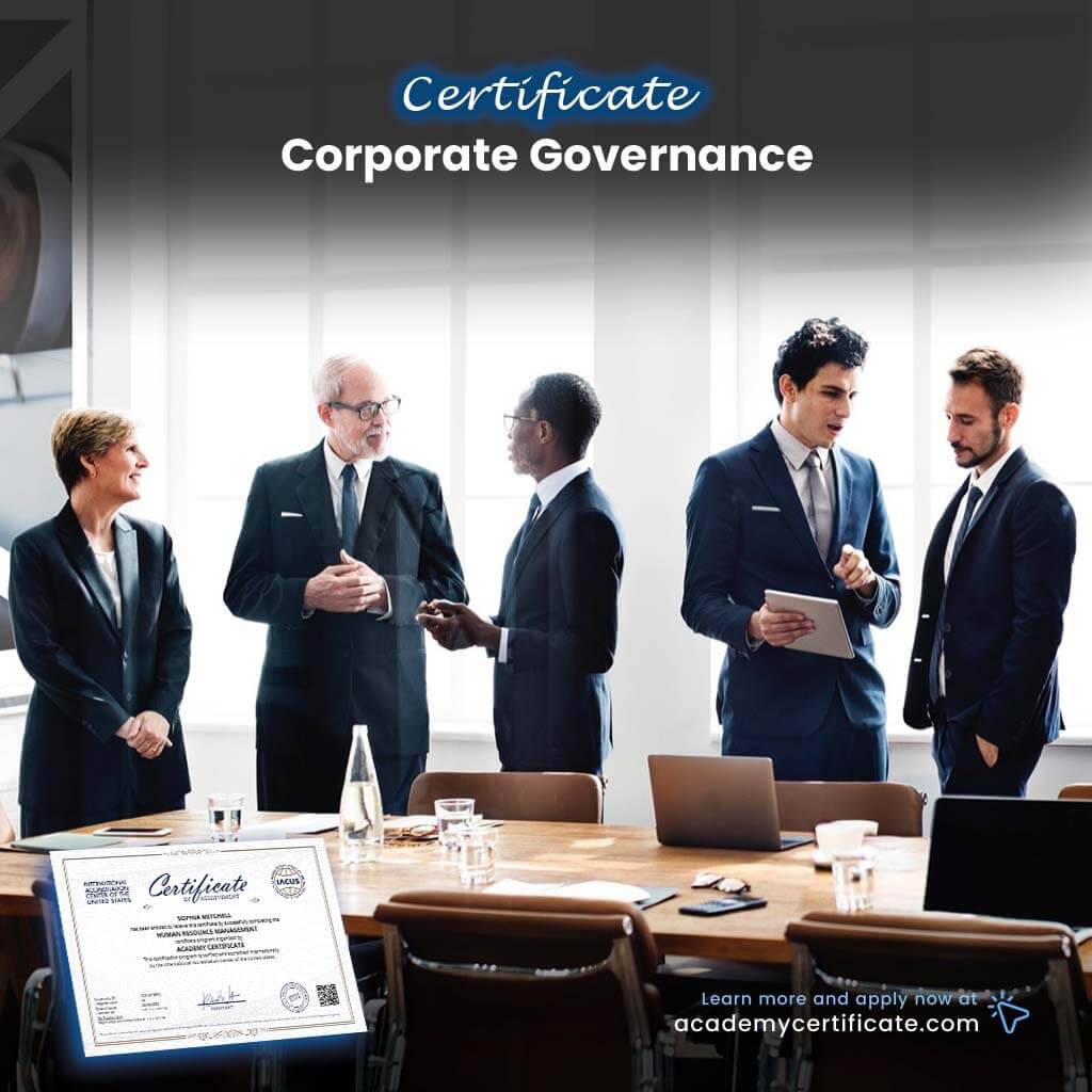 Corporate Governance Certificate