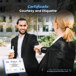 Courtesy and Etiquette Certificate
