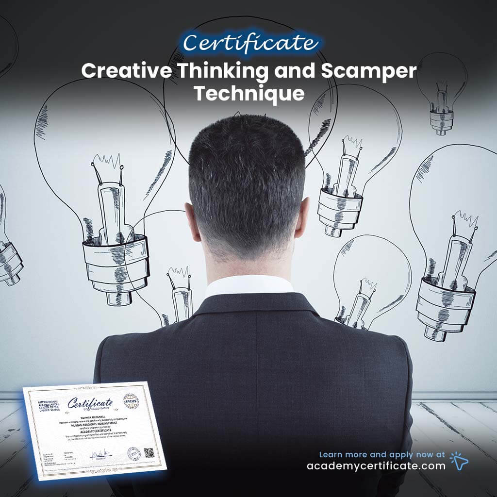 Creative Thinking and Scamper Technique Certificate