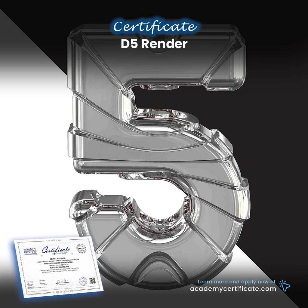 D5 Render Certificate