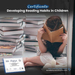 Developing Reading Habits in Children Certificate