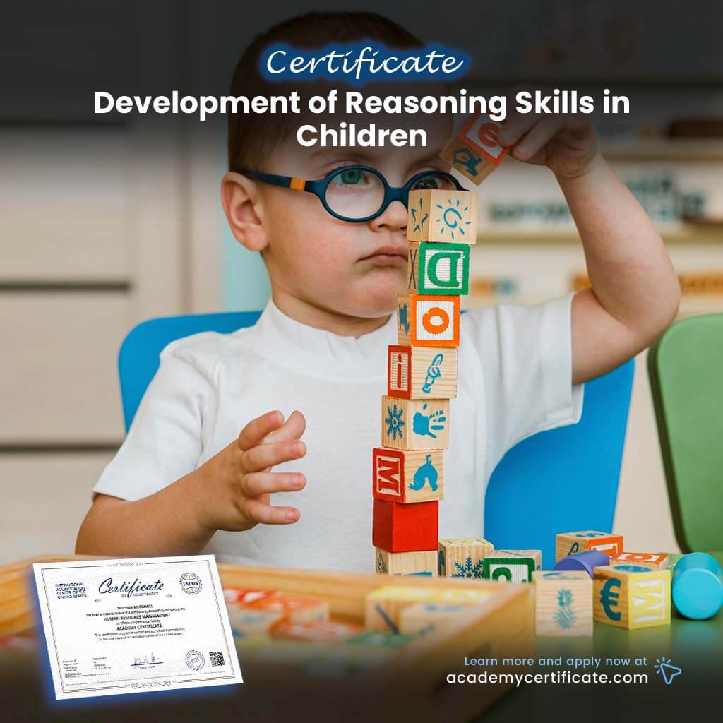 Development of Reasoning Skills in Children Certificate