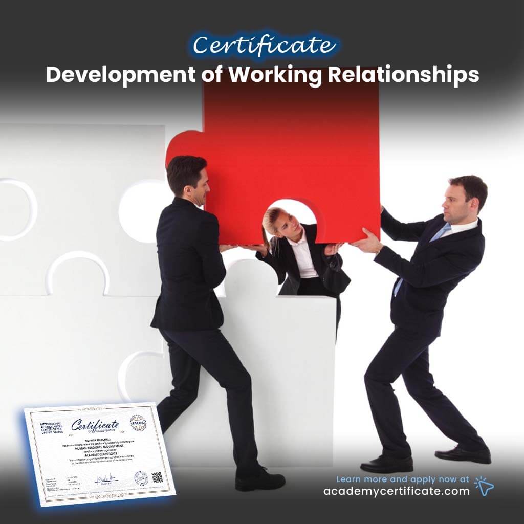 Development of Working Relationships Certificate