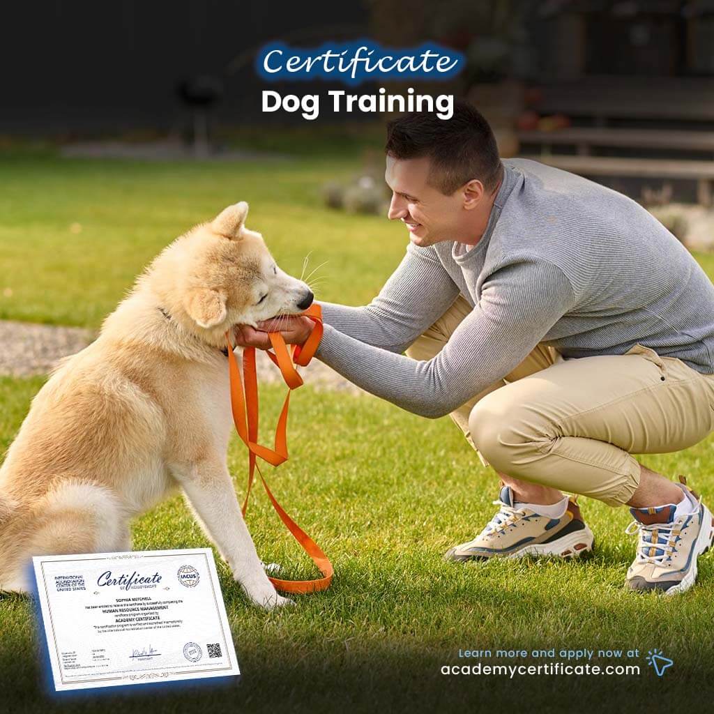 Dog Training Certificate