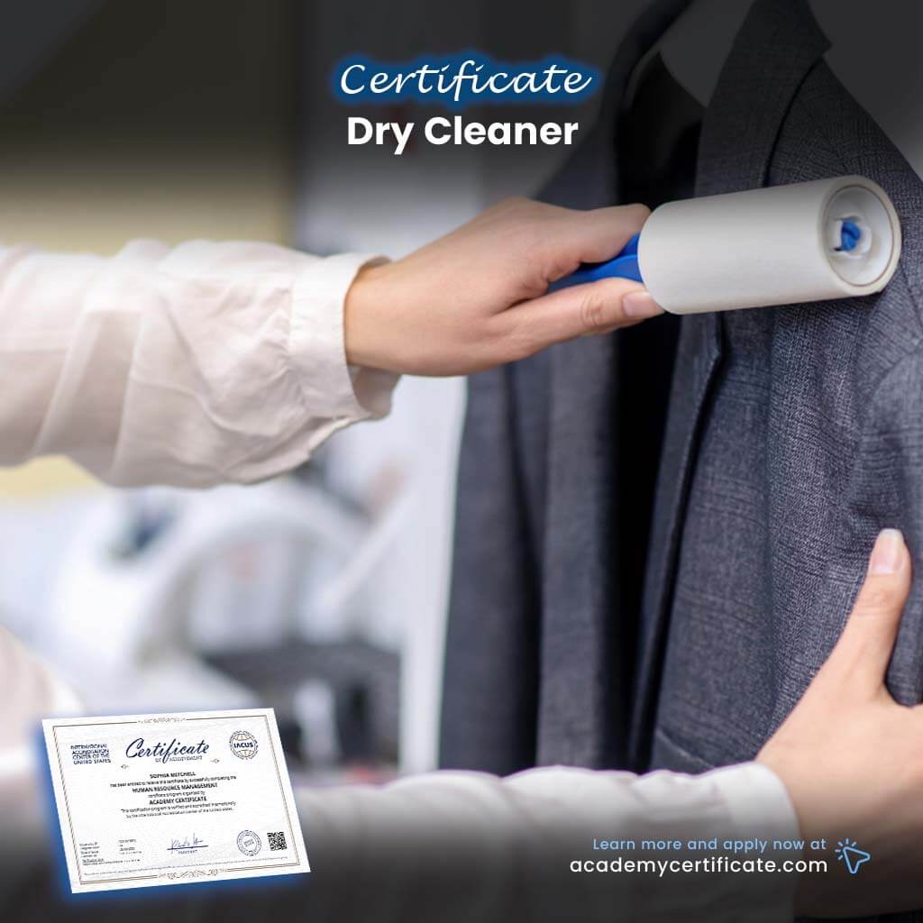 Dry Cleaner Certificate