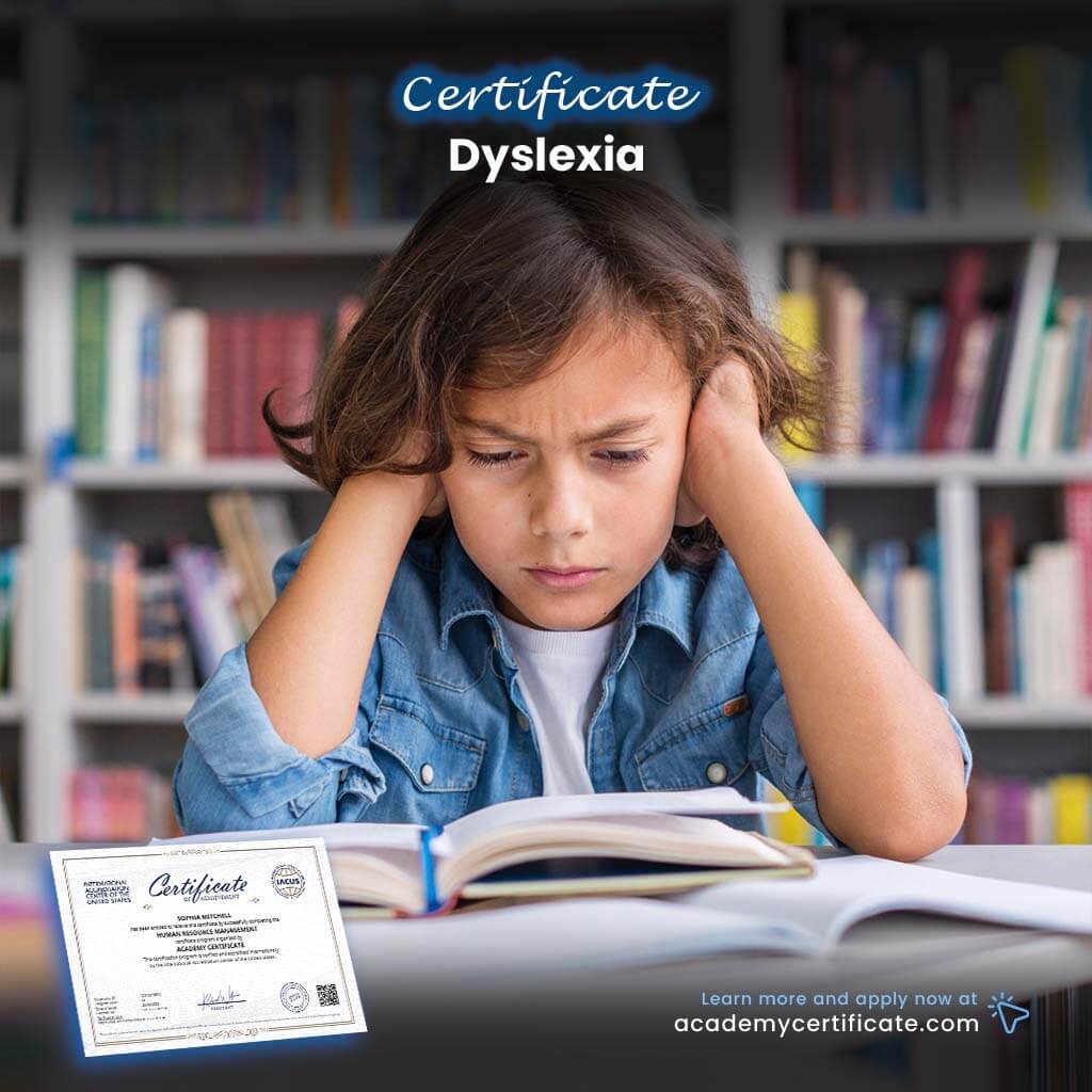 Dyslexia Certificate