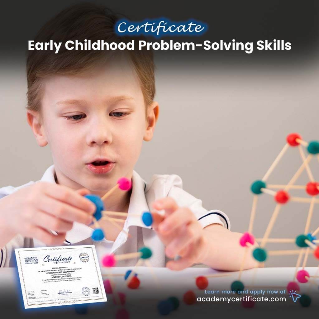 شهادة مهارات حل المشكلات في مرحلة الطفولة المبكرة