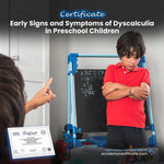 Early Signs and Symptoms of Dyscalculia in Preschool Children Certificate