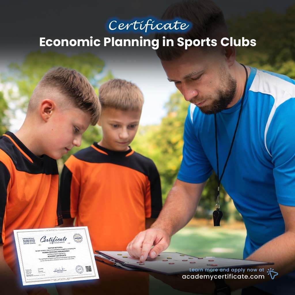 Economic Planning in Sports Clubs Certificate