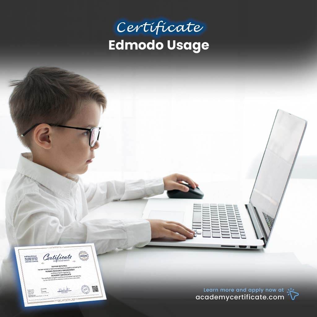 شهادة استخدام Edmodo