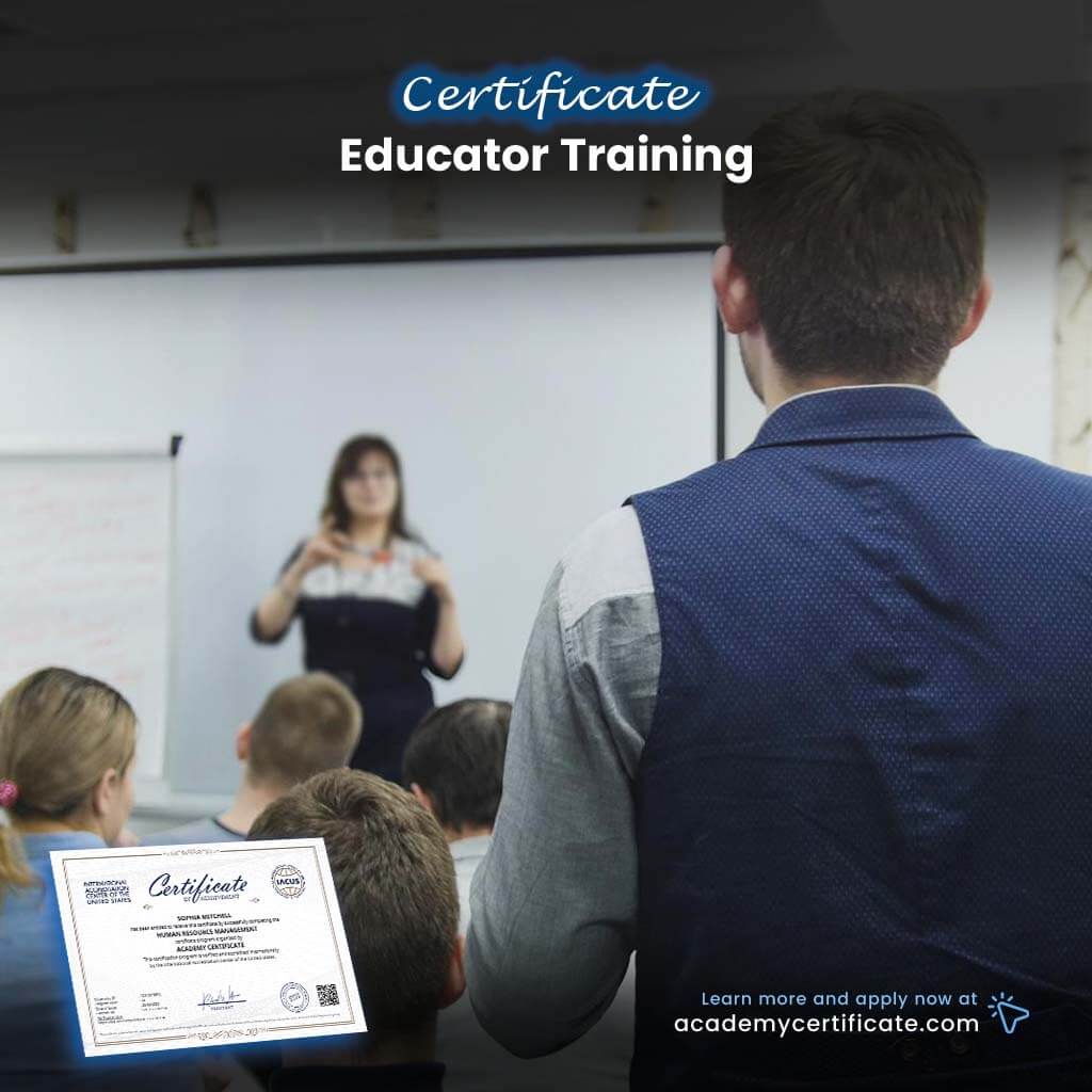 Educator Training Certificate
