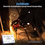 Electric Installation and Panel Assembly Certificate