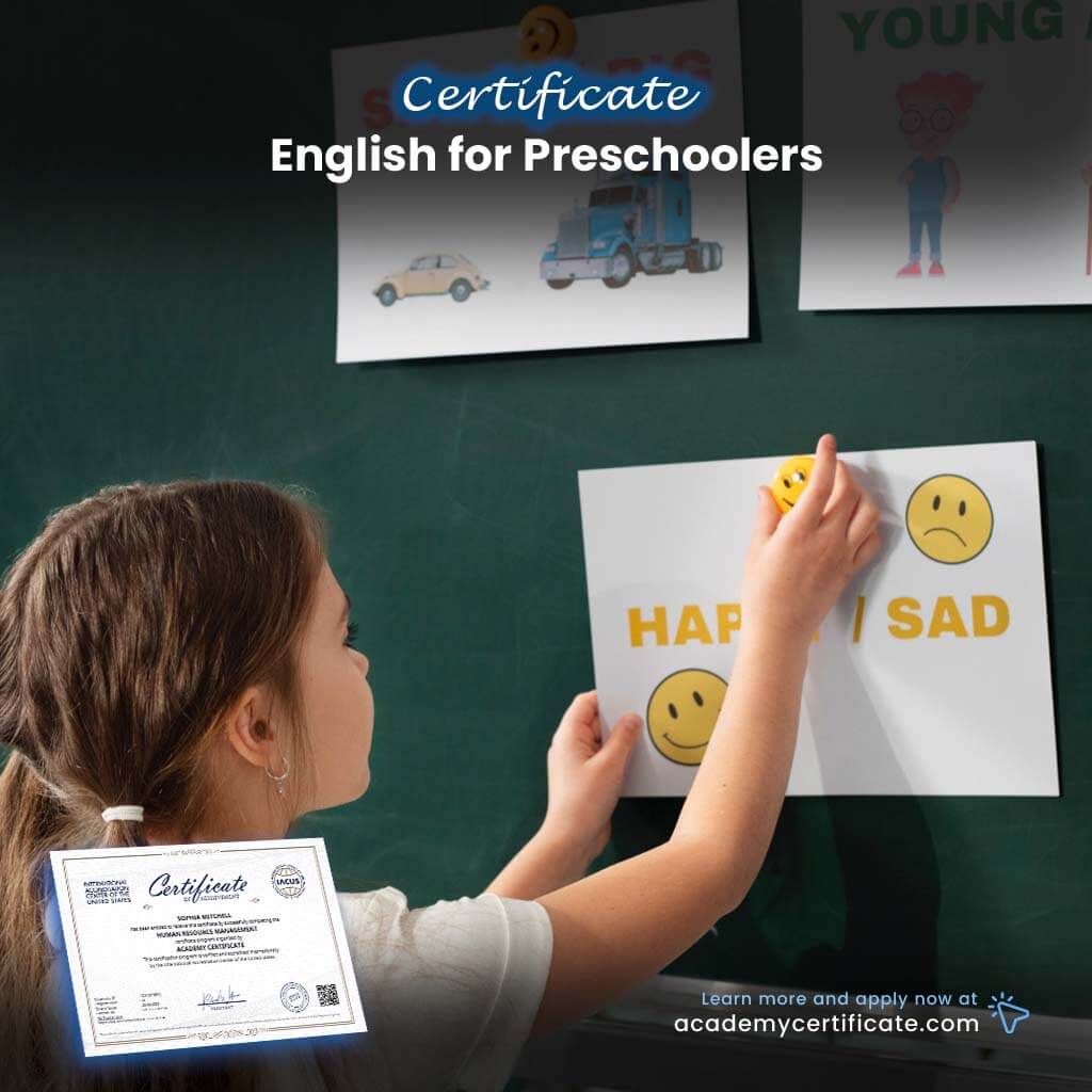 English for Preschoolers Certificate