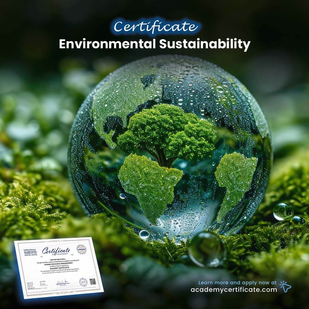 Environmental Sustainability Certificate