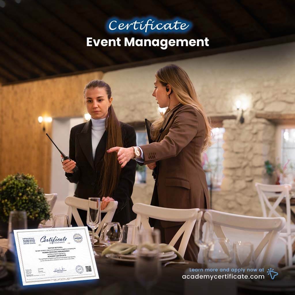 Event Management Certificate