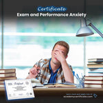 Exam and Performance Anxiety Certificate