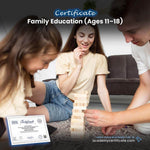 Family Education (Ages 11–18) Certificate