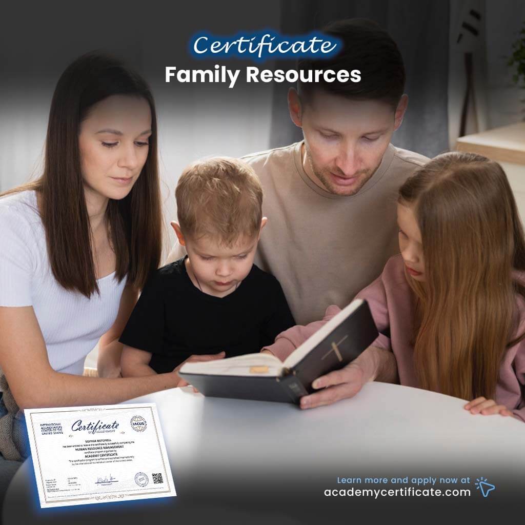 Family Resources Certificate