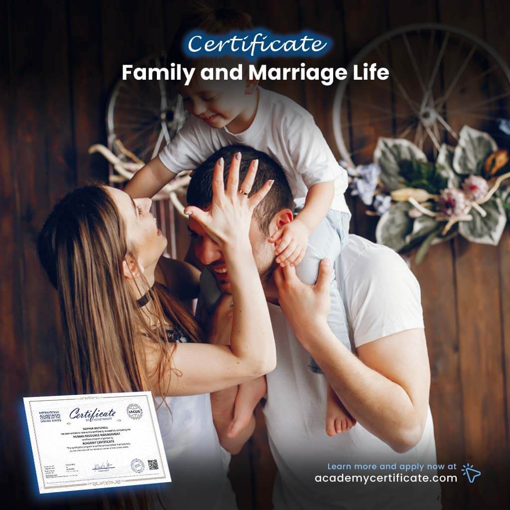 Family and Marriage Life Certificate